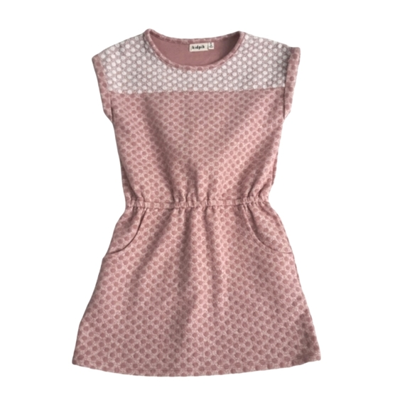 kidpik Other - Gs 🎀 Kidpik Girls Polka Dot Sleeveless Sweater Dress Colorblock Pink Size S 7/8